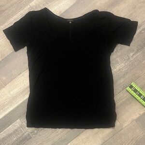 T Babaton Midnight Black Short Sleeve Top